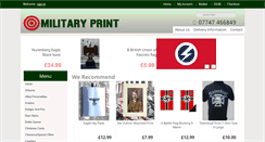 Desktop Screenshot of military-print.co.uk