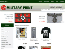 Tablet Screenshot of military-print.co.uk